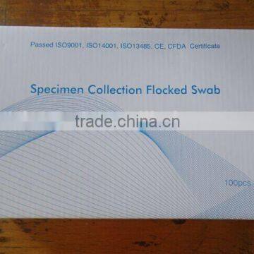 Specimen collection sterile swab sticks (Individual pack)