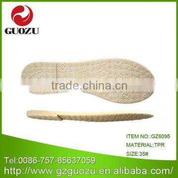 flower shoe outsole design tpr for girl