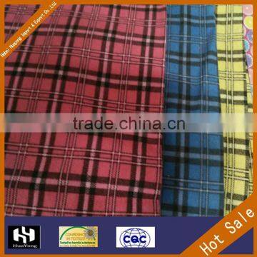 Plaid Flannel Fabric 100% Cotton Flannel Fabric Supplier's Choice