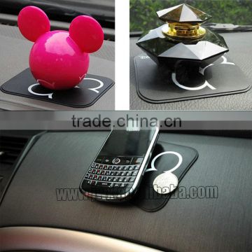 Best selling car accessories New Design Full-color Printing Gel non-slip Anti-skid anti-slip pad sticky mats car mobile Phone