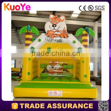 PVC type forest tiger bounce house inflatable for sale