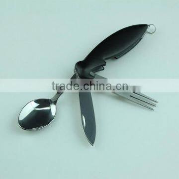 Portable And Detachable Knife Fork Spoon Camping Utensil