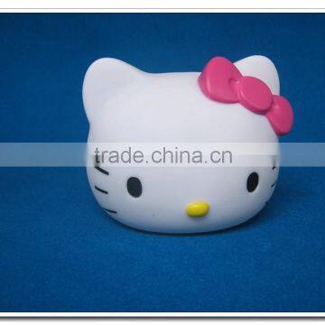 Hello kitty led color changing table lamp