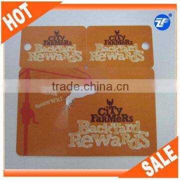Hot Sell Cr80 Key Ring Plastic Card With Punch Hole photo-5
