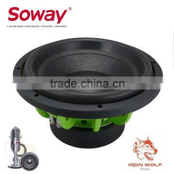 SW12-05 green frame dual magnet 2000w 12inch subwoofer