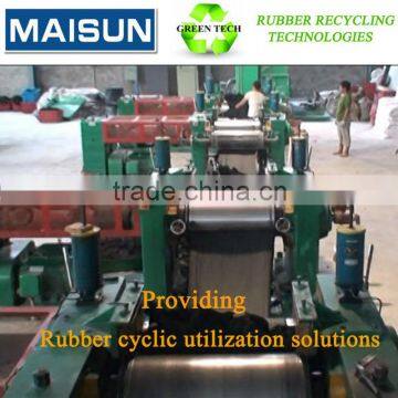 HOT SALE reclaim rubber machinery for waste tyre/used tires recycling production line