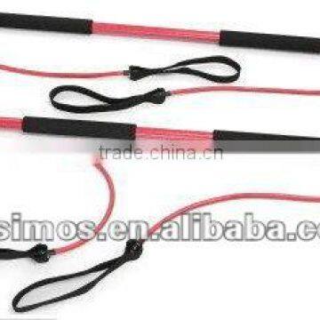 Body Toning Bar With Elastic Tubes