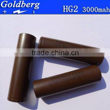 Goldberg storage battery LG HG2 INR18650 3000mAh (20A) lithium cell