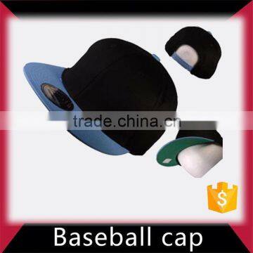 Microsanded cotton twill embroidered black mens baseball hat