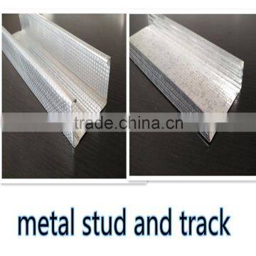 High quality galvanized gypsum board drywall metal stud and track