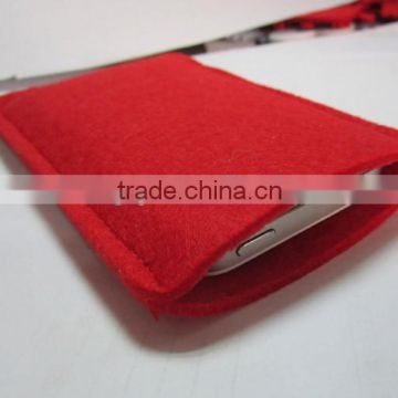 Christmas Red Felt Mobile Phone Gift Bag