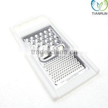 Hot Selling High Quality Stainless Steel White Kitchen Vegetable Fruit Flat Grater