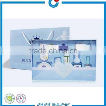 Packaging Paper Box with inner tray for baby organic skin care product packing