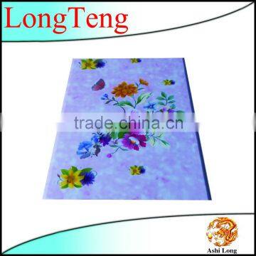 Beautiful flower design pvc panels in Haining longteng industry