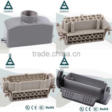 ST- H16B-TK series die-cast hoods for 3 pin flat electrical plug with connector                        
                                                Quality Choice