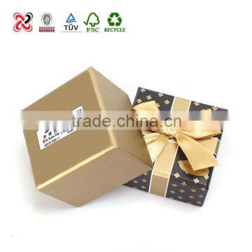 2015 Cardboard With Ribbon Design Paper Folding Gift Box photo-3