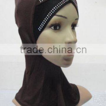 C079 New Style Two Color Ninja Hats With Rhinestones,neck Cover Hats photo-4