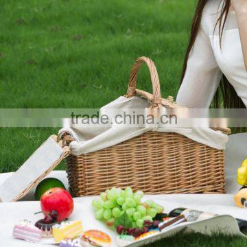 Wholesale Factory Direct Hot Sale Wicker Picnic Baskets Willow Picnic Baskets Storage Baskets