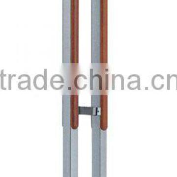 bank door stainless steel wood concealed door handle