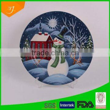 12'' ceramic plate,high quality ceramic plate with full decal,fruit and cake plate