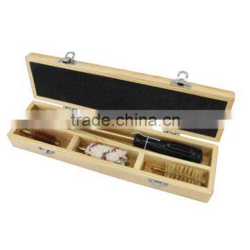 Wooden Cased Cleaning Kit