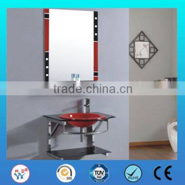 Pure Manual Chromatic Colour Bathroom Glass Basin/sink(WMD-54) photo-3