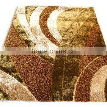 new multi-structure light brown polyester shaggy carpets