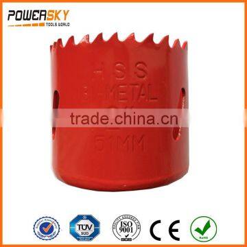 Bi-Metal Hole Saw for Metal Cutting.