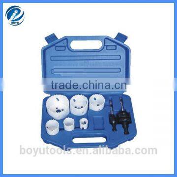 8PC HSS Bi-Metal Hole Saw Set