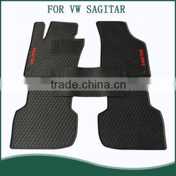 Customzied Full Set No Skid Rubber Car Floor Mats For VW SAGITAR