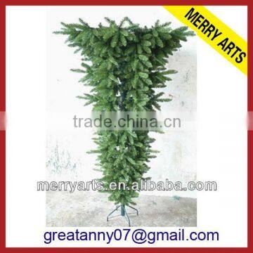 Hot sale cheap innovation tree 10FT(300CM) upside down modern outdoor artificial christmas tree for sale