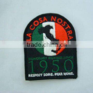 Embroidery sport patch