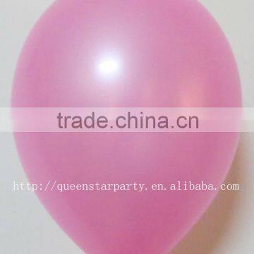 Natural latex helium balloon party balloon Neon color pink