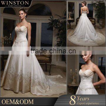 Guangzhou Supplier princess wedding dresses with long train