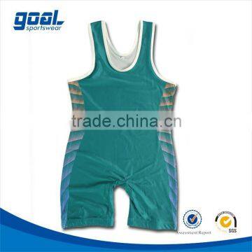 Wholesale china cheap gym sublimated toddler wrestling singlet