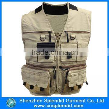 Custom high quality 100 canvas men unusual waistcoats