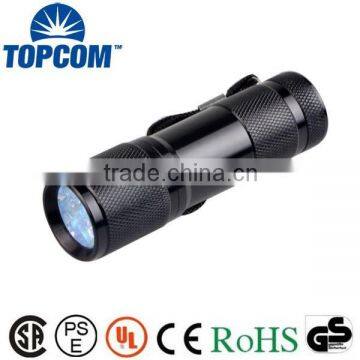 9 LED uv led flashlight