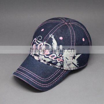 CHEAP COTTON FABRIC EMBROIDERY BASEBALL SPORTS CAP MACHINE ONLINE