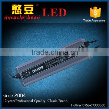 short circuit high efficiency 150W DC12V/24V led driver with CE ROHS