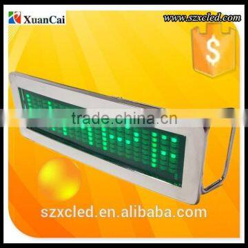 Mini LED P1.85 12*36 name badge /display/sign with scrolling message ,high brightnenss,capacity