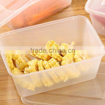 rectangle Pp Disposal Microwave Food Container For Sale