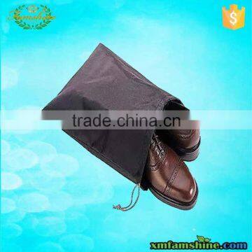 promotional polyester drawstring shoe bag