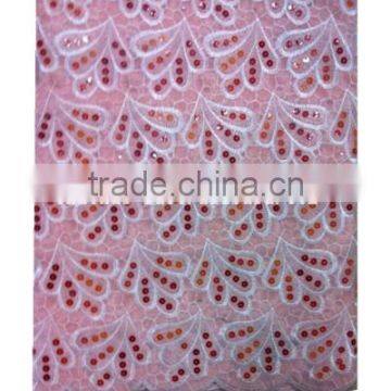 New design polyester and net lace for making clothes