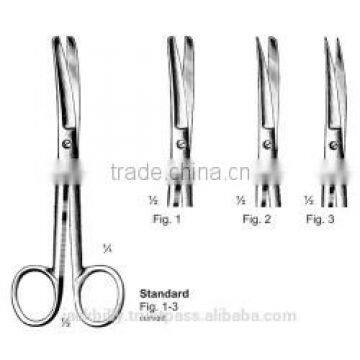 13.0 cm Standard Curved Surgical Scissor,surgical scissors, surgical instruments