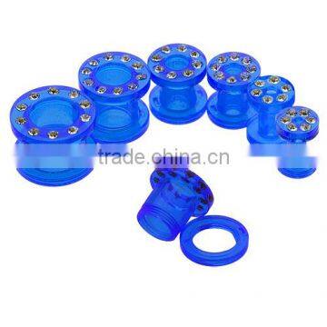 CZ Rim Blue Acrylic Screw Tunnel