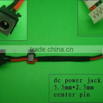 dc power jack with cable for Toshiba Satellite E105-S1402, E105-S1602, E105-S1802