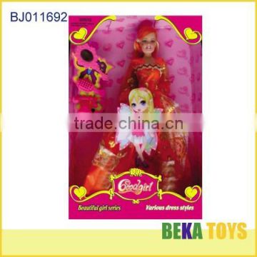 elegant party girl doll cutie girl dolls with cosmetic accessories