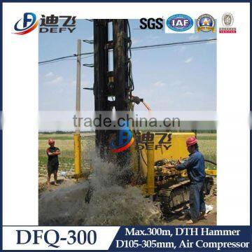 Crawler Mounted Hole Digging Drilling Rig Working With Mud Pump or Air Compressor