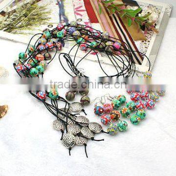 Fashion Polymer Clay Jewelry Sets(SJEW-JS00210)