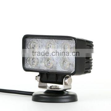 18W 4.3inch Led Flood Light Working Light For Truck Tractor